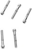 Drag Specialties Socket-Head Bolt 1/4-28X1.25 Knurled Chrome 1/4-28 X