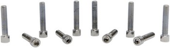 Drag Specialties Socket-Head Bolt 1/4-28X1.5 Smooth Chrome 1/4-28 X 1