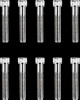 Drag Specialties Socket-Head Bolt 1/4-28X1.5 Knurled Chrome 1/4-28 X 1