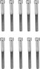 Drag Specialties Socket-Head Bolt 1/4-28X2.25 Knurled Chrome 1/4-28 X