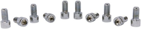 Drag Specialties Socket-Head Bolt 5/16-24X0.625 Smooth Chrome 5/16-24