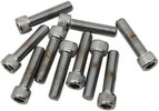 Drag Specialties Socket-Head Bolt 5/16-24X1.25 Knurled Chrome 5/16-24X