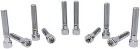 Drag Specialties Socket-Head Bolt 3/8-24X2 Smooth Chrome 3/8-24 X 2 Sm