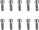 Drag Specialties Socket-Head Bolt 8-32X0.5 Smooth Chrome 8-32 X 1/2 Sm