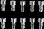 Drag Specialties Socket-Head Bolt 10-24X0.375 Smooth Chrome 10-24 X 3/
