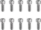 Drag Specialties Socket-Head Bolt 10-24X0.5 Knurled Chrome 10-24 X 1/2