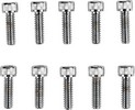 Drag Specialties Socket-Head Bolt 10-24X0.675 Knurled Chrome 10-24 X 5