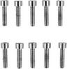 Drag Specialties Socket-Head Bolt 10-24X0.75 Smooth Chrome 10-24 X 3/4