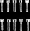 Drag Specialties Socket-Head Bolt 10-24X0.75 Smooth Chrome 10-24 X 3/4