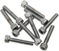 Drag Specialties Socket-Head Bolt 10-24X1.25 Knurled Chrome 10-24 X 1