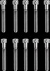 Drag Specialties Socket-Head Bolt 10-24X1.5 Knurled Chrome 10-24 X 1 1