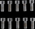 Drag Specialties Socket-Head Bolt 10-32X0.5 Smooth Chrome 10-32 X 1/2