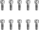 Drag Specialties Socket-Head Bolt 10-32X0.5 Knurled Chrome 10-32 X 1/2