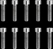 Drag Specialties Socket-Head Bolt 10-32X0.875 Smooth Chrome 10-32 X 7/