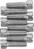 Drag Specialties Chrome Socket-Head Lifter Base Bolt Kit Knurled Lftr