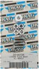 Drag Specialties Chrome Socket-Head License Plate Mount Bolt Kit Knurl