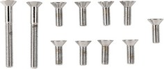 Drag Specialties Chrome Socket-Head Transmission Top Cover Bolt Kit Kn