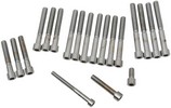 Drag Specialties Chrome Socket-Head Primary/Cam Cover Bolt Kit Smooth