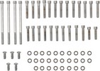 Drag Specialties Chrome Socket-Head Primary/Cam Cover Bolt Kit Knurled