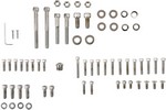 Drag Specialties Chrome Socket-Head Motor Bolt Kit Knurled Sckt Hd Mtr