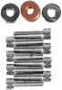 Drag Specialties Chrome Socket-Head Rocker Box Mount Bolt Kit W/ Washe