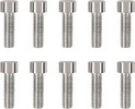 Drag Specialties Chrome Socket-Head Primary Cover Bolt Kit Smooth Smth