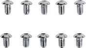 Drag Specialties Button-Head Bolt 5/16-18X0.5 Chrome 5/16-18 X 1/2 But