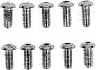 Drag Specialties Button-Head Bolt 5/16-18X0.75 Chrome 5/16-18 X 3/4 Bu