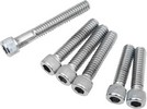 Drag Specialties Chrome Socket-Head Cam Cover Bolt Kit Knurled Sckt He