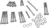 Drag Specialties Chrome Socket-Head Cam/ Sprocket Cover Bolt Kit Smoot