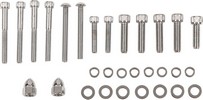 Drag Specialties Chrome Socket-Head Transmission End Cover Bolt Kit Kn