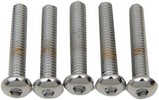 Drag Specialties Socket-Head Bolt 1/2-13X3.25 Smooth Chrome 1/4X20X1-1