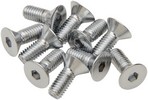 Drag Specialties Flat-Head Bolt 10-32X0.5 Chrome 10X32X1/2 Chrm Flat H