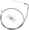 "Barnett S/S +6 Thrtle 90-95Fxsts Throttle Cable Stainless Steel Overs