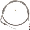 Barnett S/S I-Cable 99-09 Fxstb Idle Cable Stainless Steel Standard Le