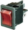 Drag Specialties Rocker Switch On/Off Lighted Red Rocker Switch On/Off