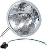 Drag Specialties Headlight 7" W/ Running Light Chrome H4 55/60W 7"H/Li