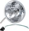 Drag Specialties Headlight 7" W/ Running Light Chrome H4 55/60W 7"H/Li