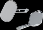 Kuryakyn Large Magnum Mirrors With Flat Glass Mirrors Magnum Set - Hd