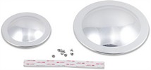 Bdl Polished Domed Pulley Cover Kit Mini-Dome Pulley Covers