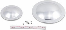 Belt Drives Ltd. Polished Domed Pulley Cover Kit Mini-Dome Pulley Cove