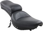 Mustang Seat One-Piece 2-Up Plain Studded With Conchos Studded Seat 58