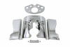 Chrome Fork Cover Set K 52-56, XL 57-70 (46269-52)