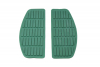 V-twin Footboard Teal Mat Set