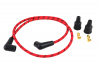Universal Braided Wire Kit 7mm red/black