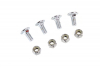 U-Clamp Carriage Bolt Set, Chrome Bolt Set