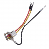 Replica headlight bulb socket with wiring (OEM 67753-35)