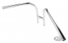 Lowbrow 11" rabbit ear handlebar Chrome, with dimples