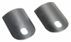 Lowbrow customs Slotted weld-on gas tank mounting tabs, set of two