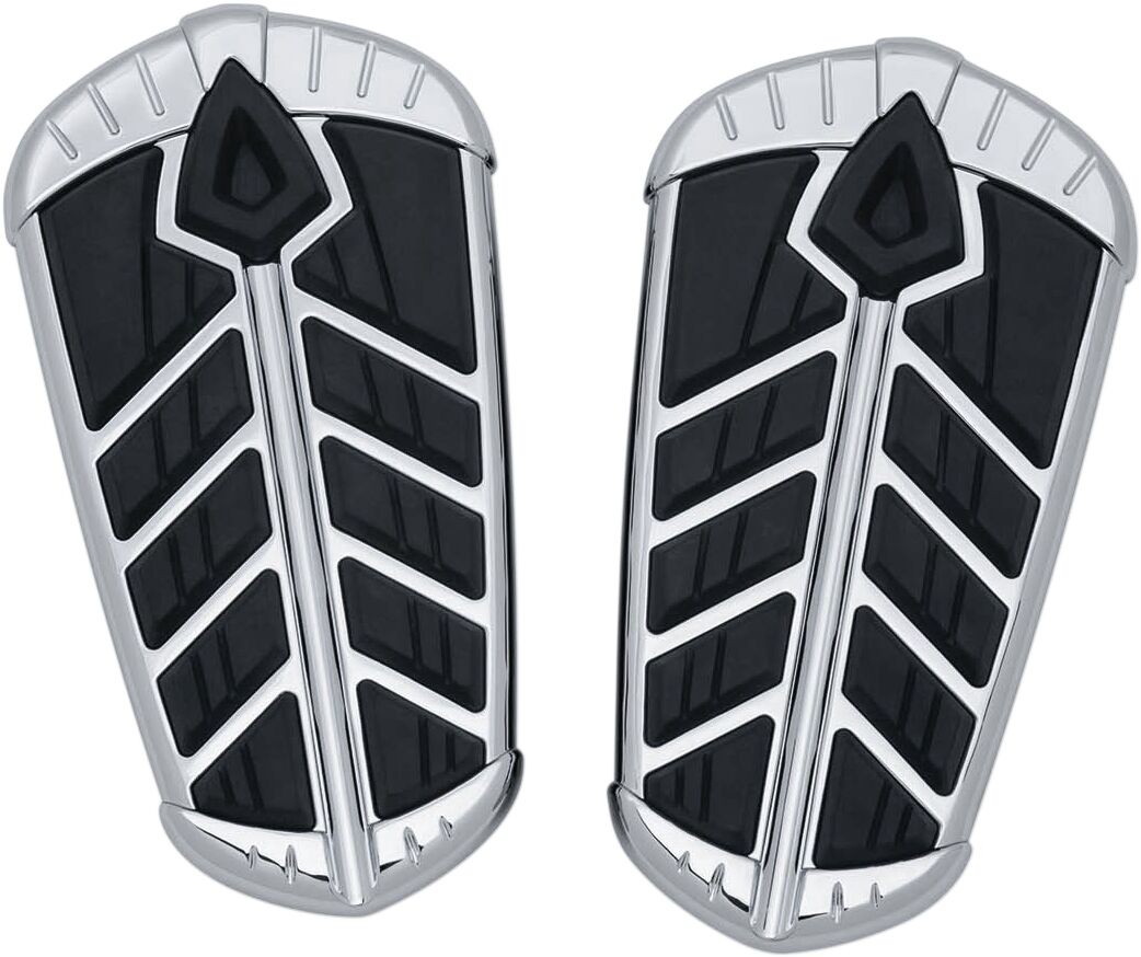 Kuryakyn Spear Passenger Floorboard Inserts For Indian Chrome